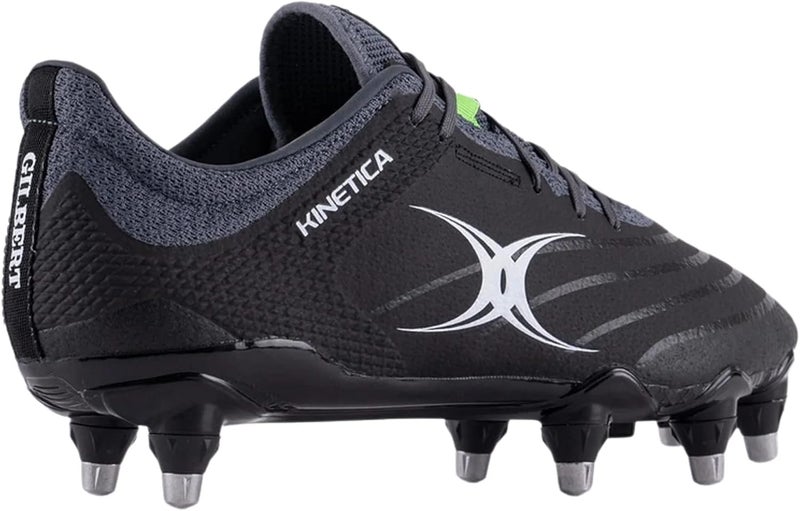 Gilbert Kinetica Pro Power 8S Rugby Boots Black - Image 5